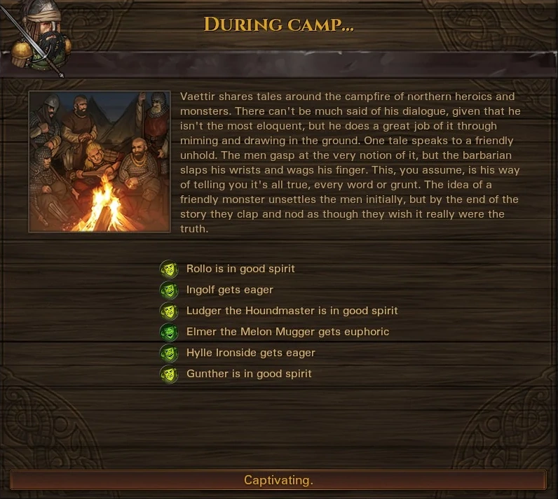 Barbarian tells story