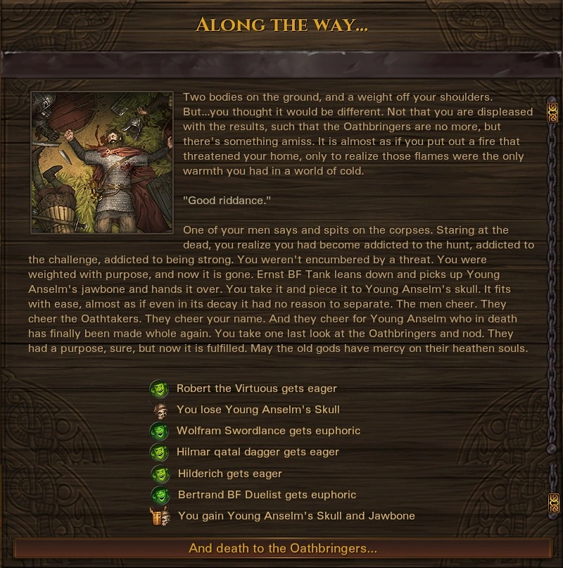 Oathtakers Confrontation victory