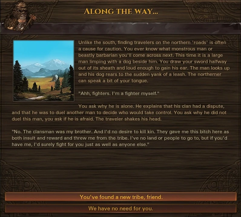 Barbarian volunteer