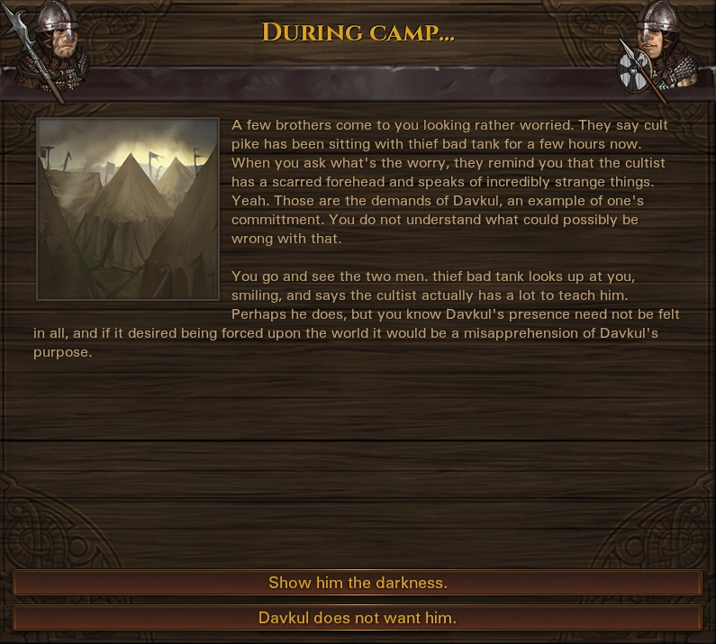 Cultist origin vs uneducated