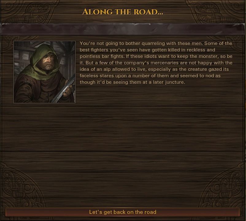 Alp captured in a hole