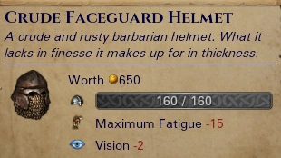 Crude Faceguard Helmet