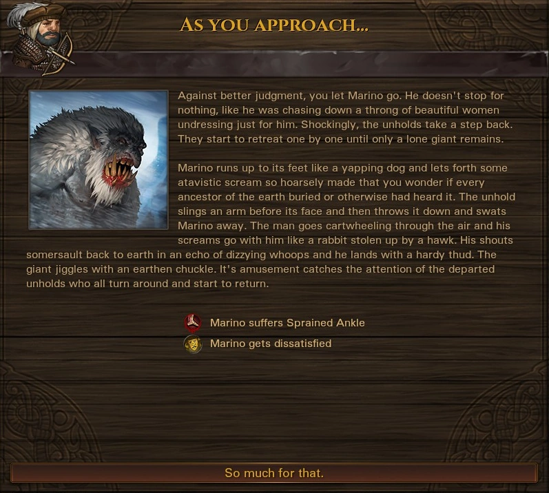Scare unholds fail