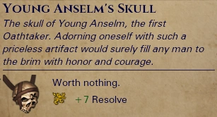 Young Anselm's Skull