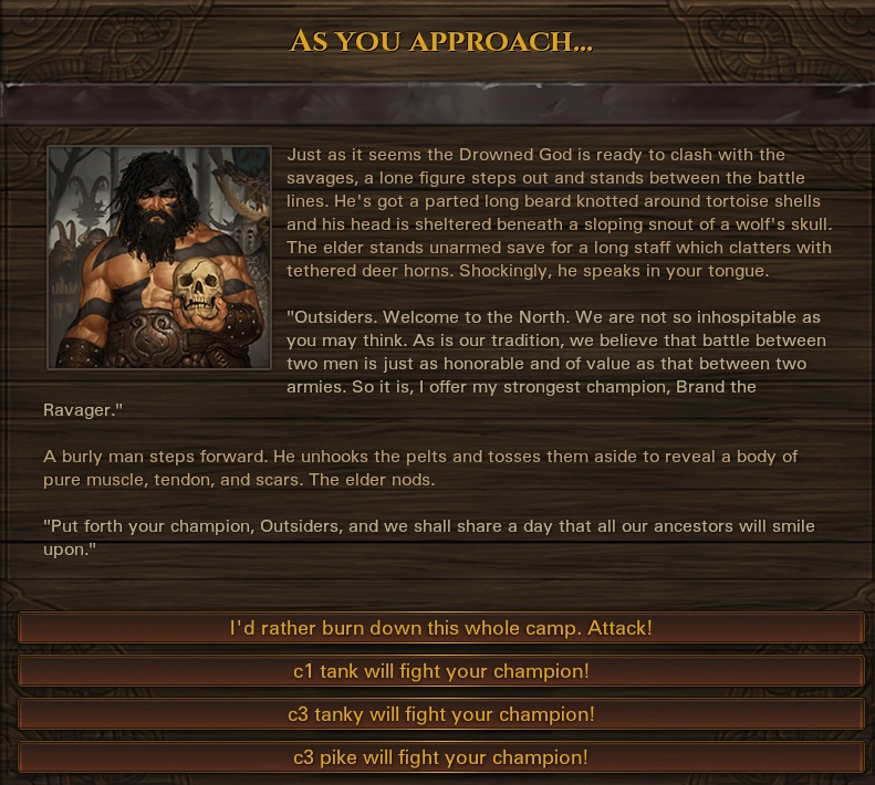 Barbarian duel