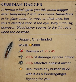 Obsidian Dagger