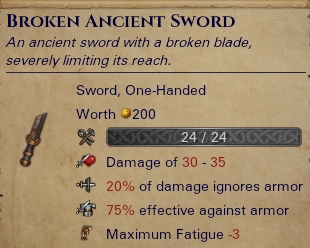 Broken Ancient Sword
