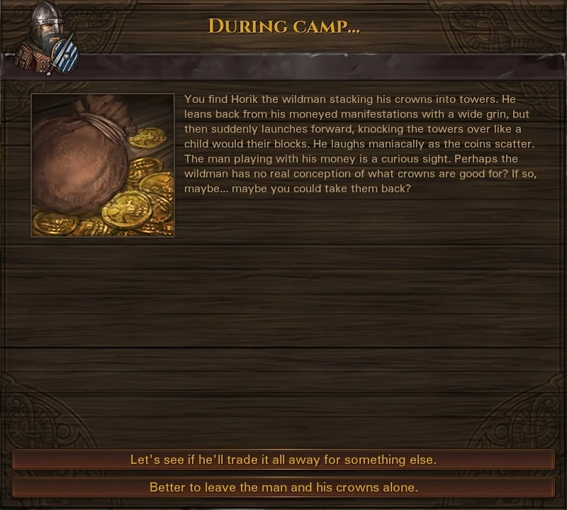 Wildman coin stack