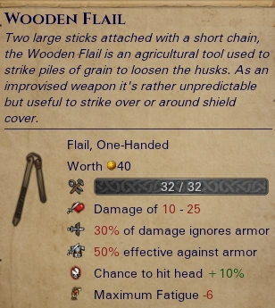 Wooden Flail-1