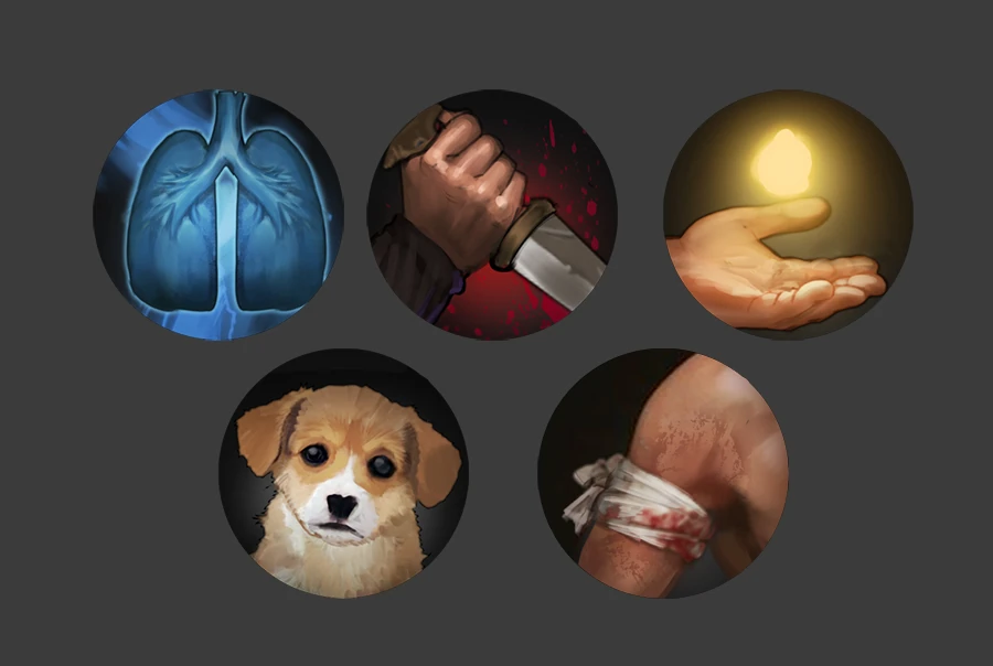 Perk concept drawings.