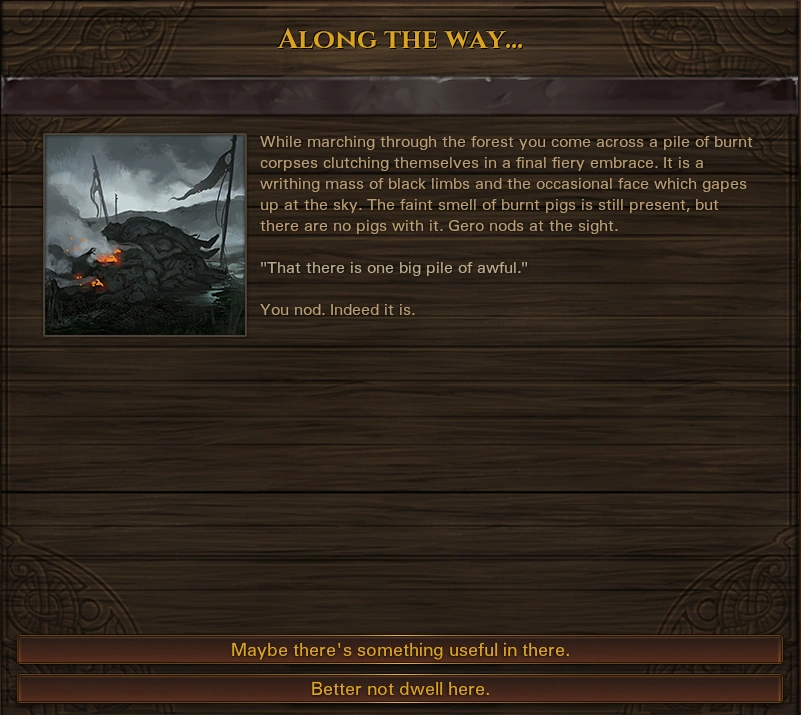 Corpses in Forest start
