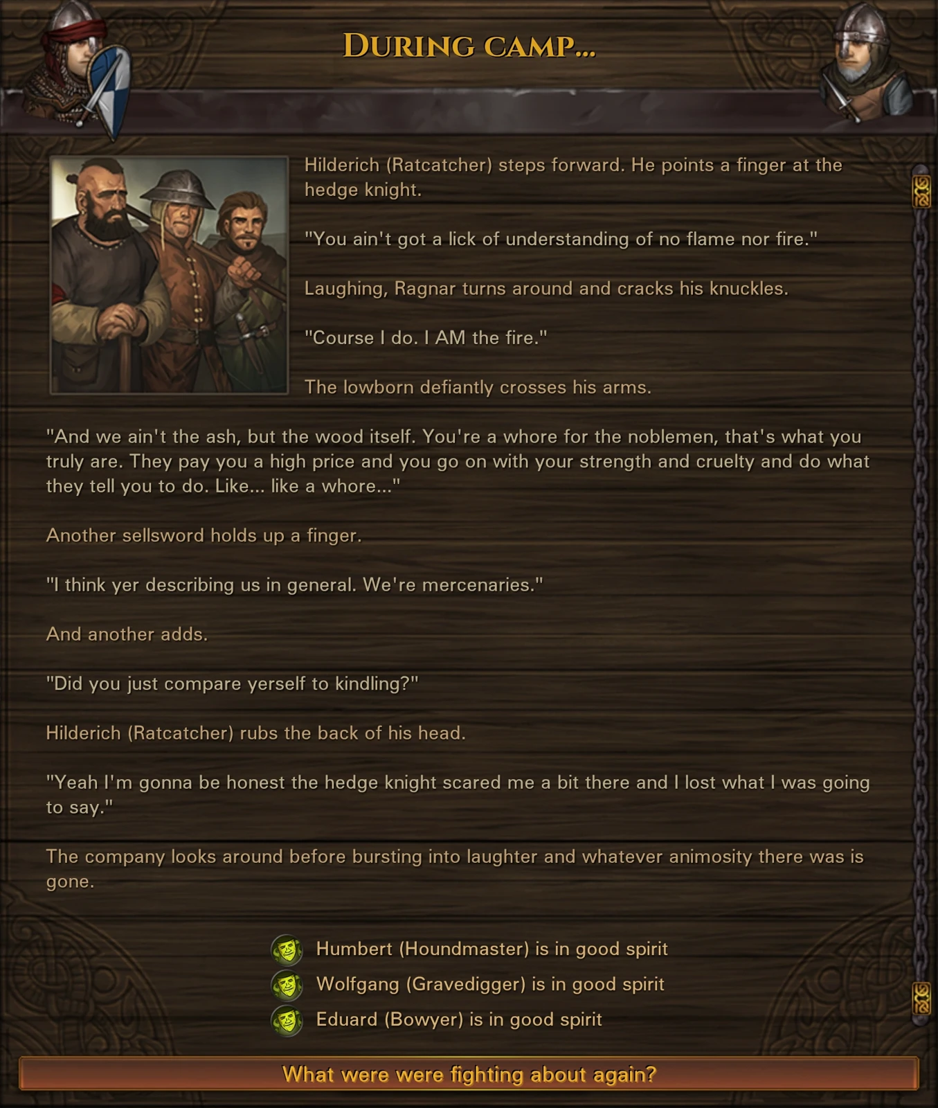 Hedge knight vs refugee event 02