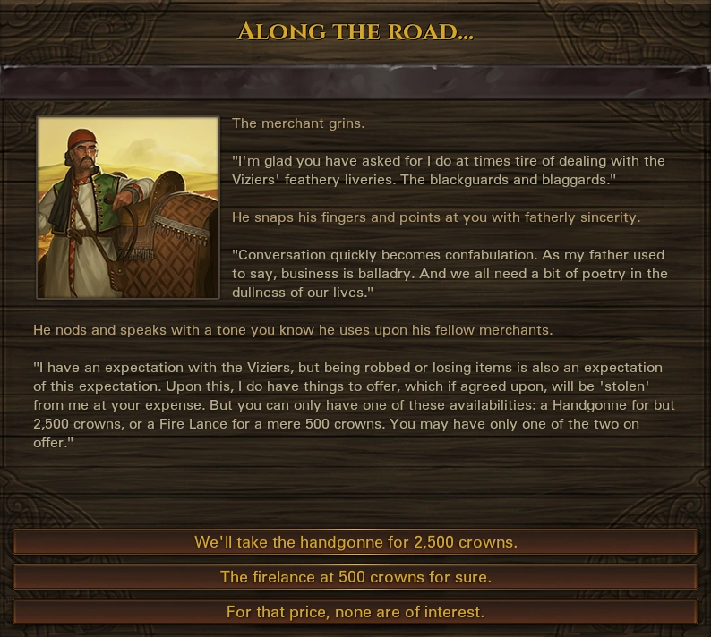 Gunpowder offer