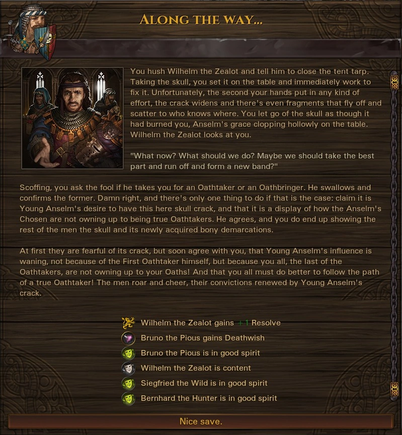 Oathtakers Skull Cracked failure