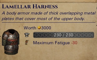 Lamellar Harness