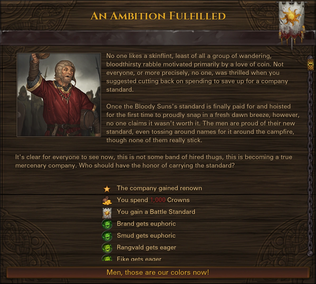 Player banner