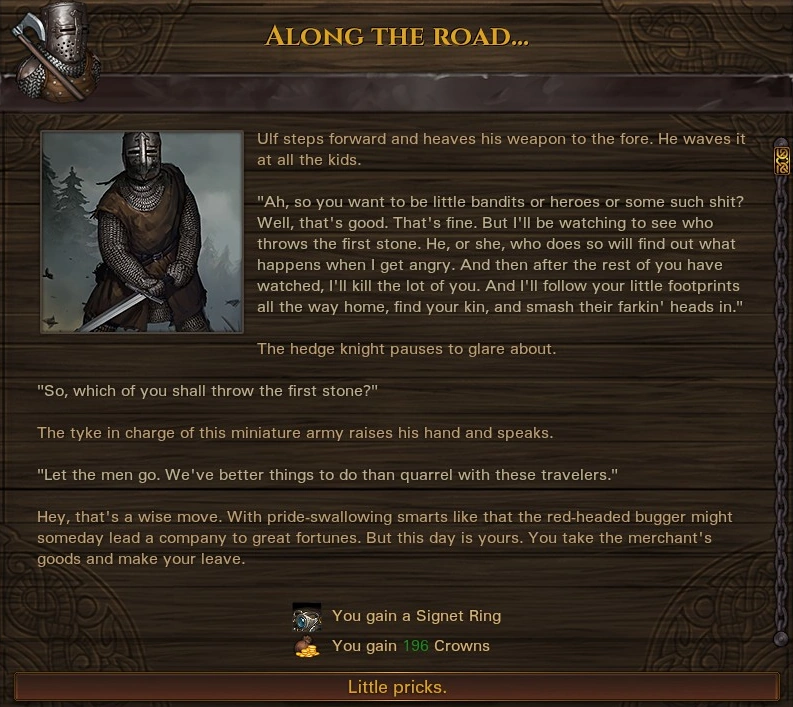 Path 2 (Hedge Knight)