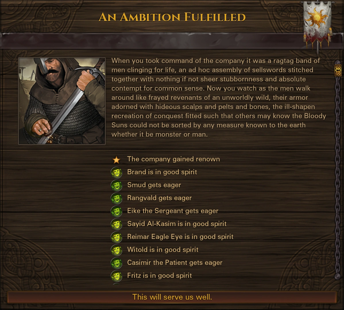 Have armor upgrades
