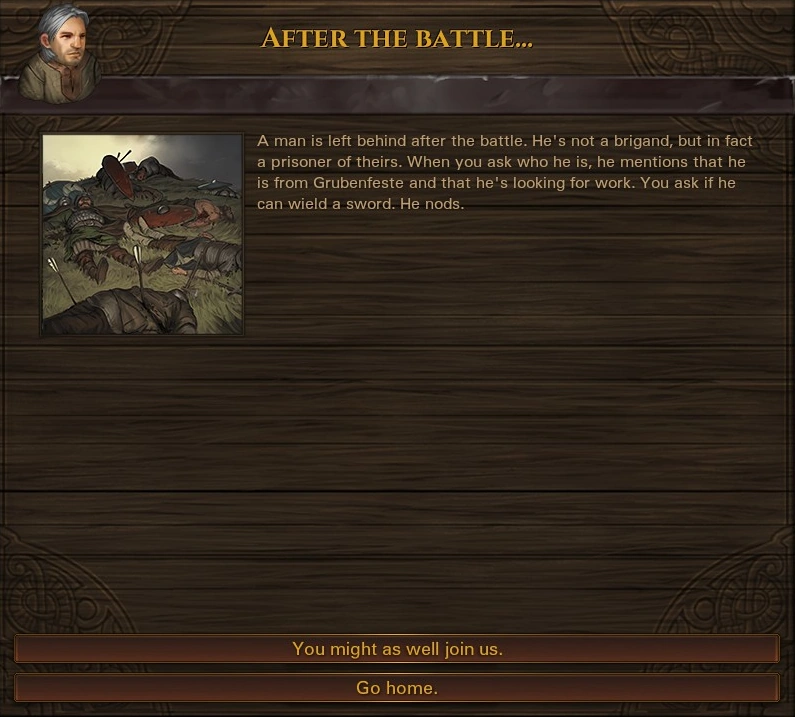 Brigand prisoner