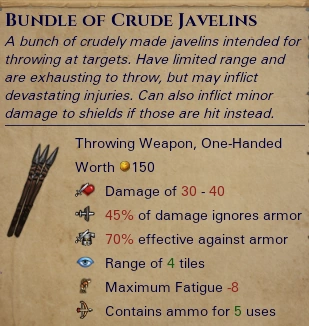 Bundle of Crude Javelins