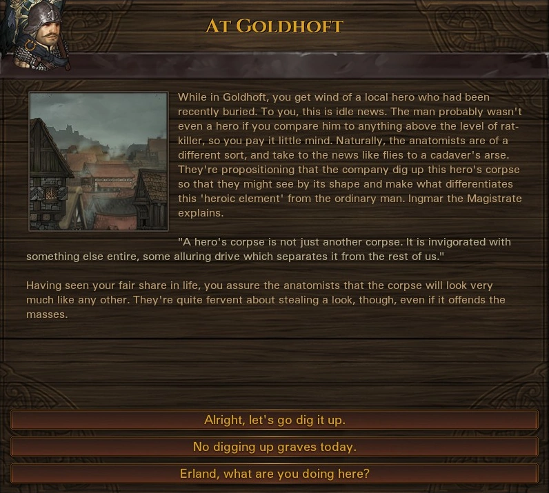 Anatomist Exhumes Hero start