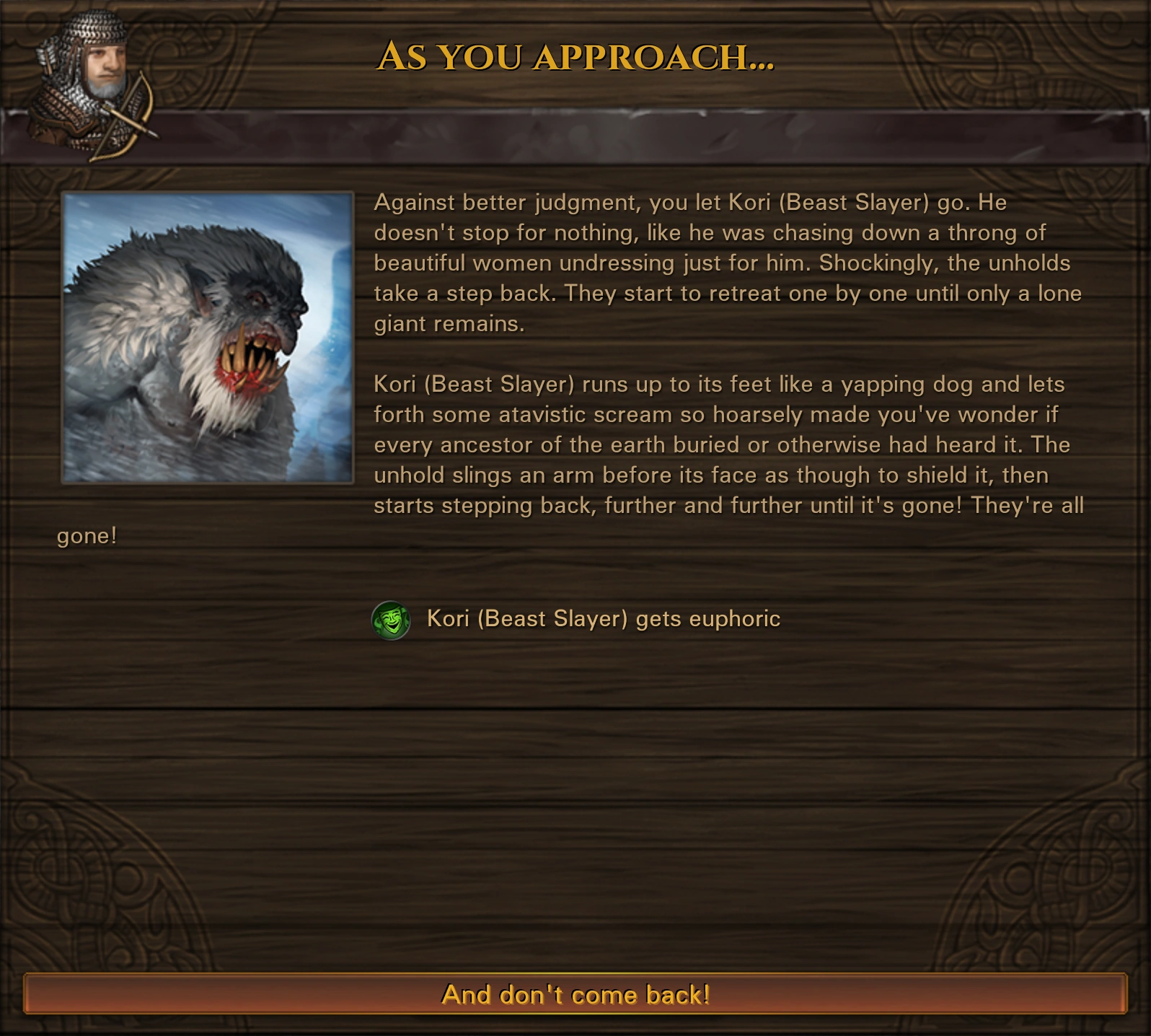 Scare unholds event 02