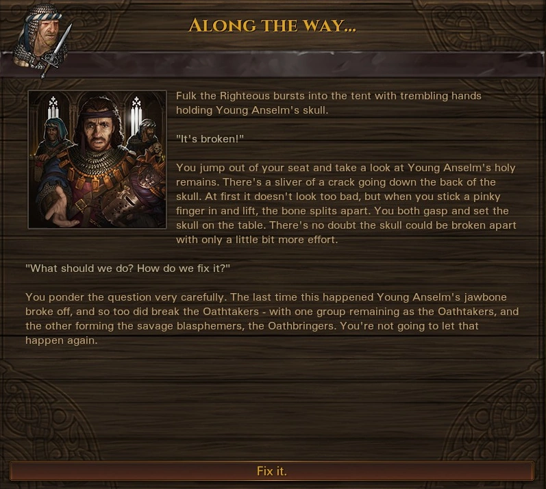 Oathtakers Skull Cracked