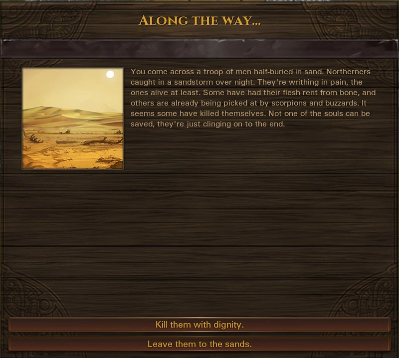 Holywar sandstorm start