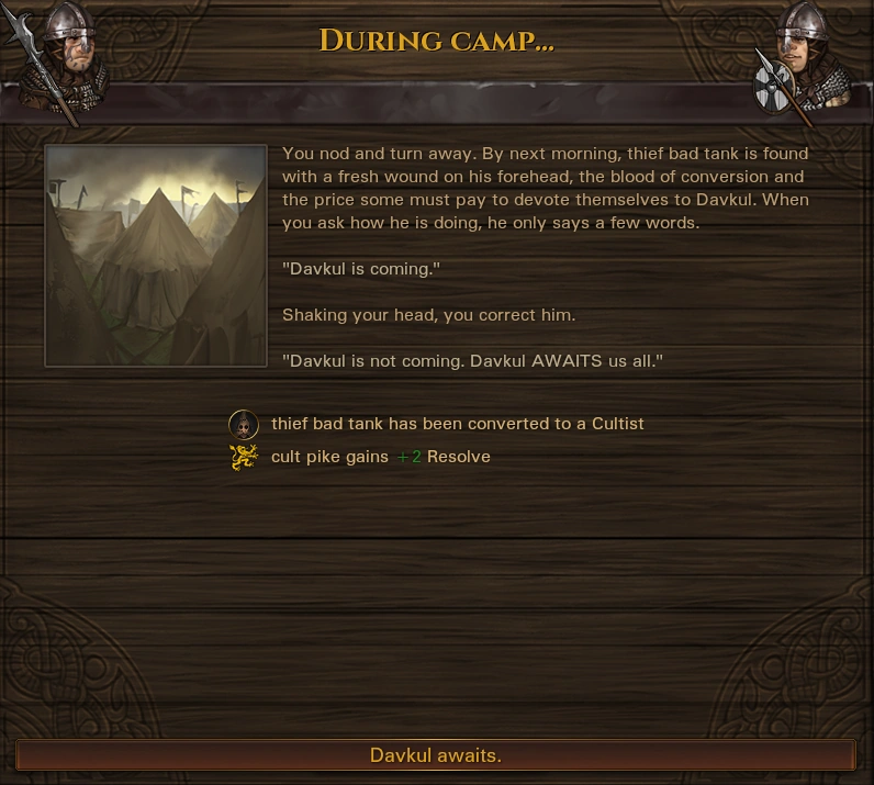 Cultist origin vs uneducated2