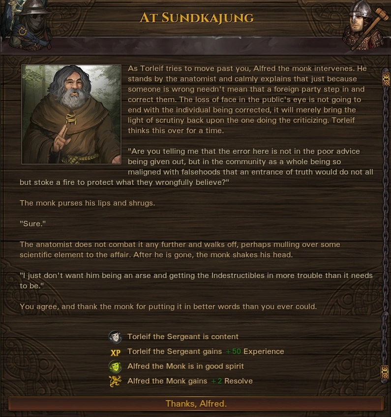 Anatomist Confronts Healer Monk