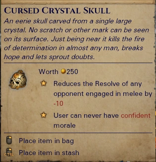 Cursed Crystal Skull